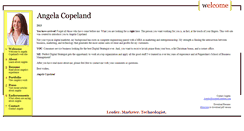 Desktop Screenshot of angelacopeland.com